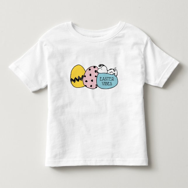 T-shirt Pour Les Tous Petits Snoopy - Bonne Pâques (Devant)