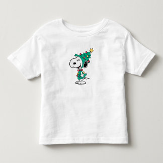 T-shirt Pour Les Tous Petits snoopy christmas trees