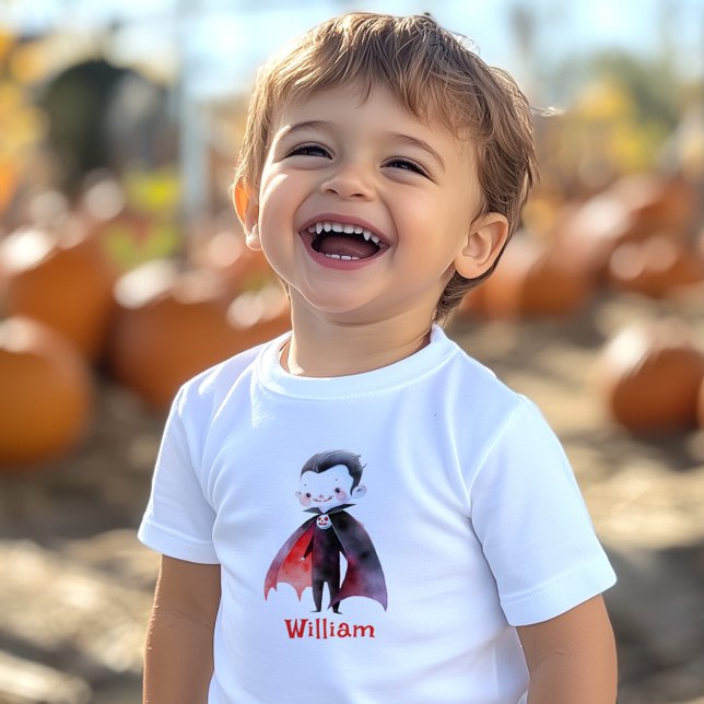 T-shirt Pour Les Tous Petits Soirée d'anniversaire à Cute Dracula Halloween (Créateur téléchargé)