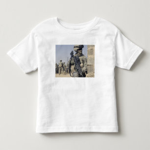 T-shirt Pour Les Tous Petits Soldat armé d'un MK-48