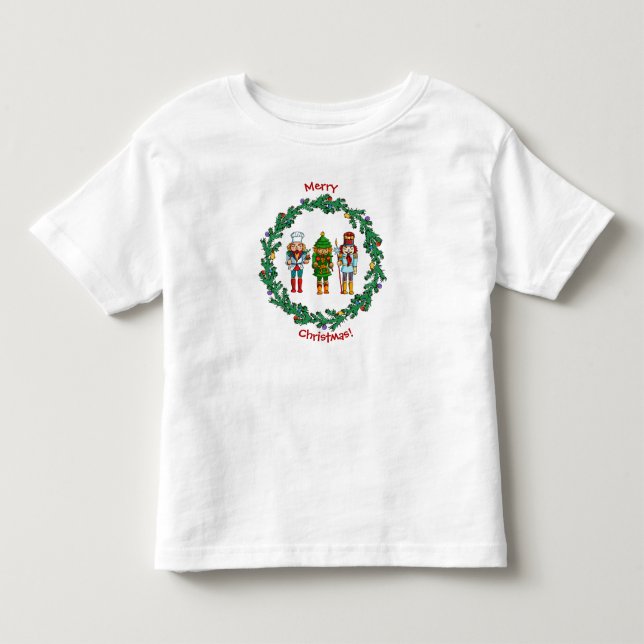 T-shirt Pour Les Tous Petits Soldats du Jouet de Noël (Devant)