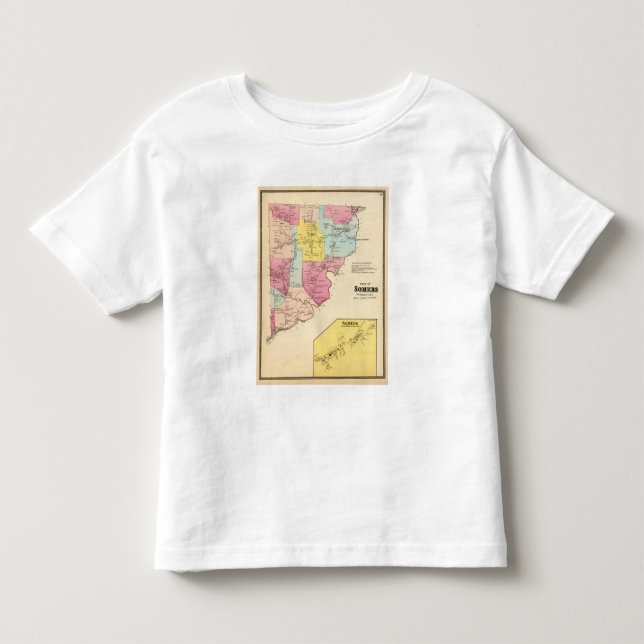 T-shirt Pour Les Tous Petits Somers, ville (Devant)
