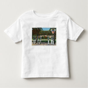 T-shirt Pour Les Tous Petits Soulagement de la scène de garde