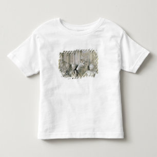 T-shirt Pour Les Tous Petits Soulagement dépeignant des préparations pour un
