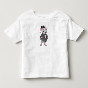 T-shirt Pour Les Tous Petits Souris comme marié avec ruban