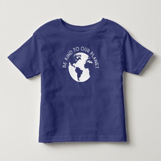 T-shirt Pour Les Tous Petits Soyez Gentils Avec Notre Planète (Devant)
