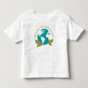 T-shirt Pour Les Tous Petits Soyez Gentils Avec Notre Planète