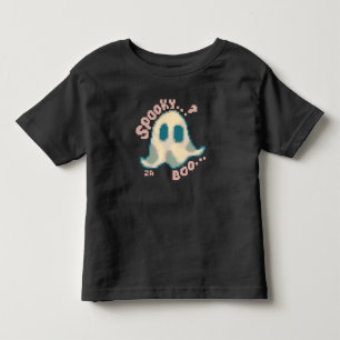 T-shirt Pour Les Tous Petits Spooky Halloween pixel