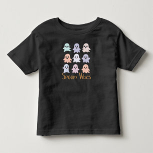 T-shirt Pour Les Tous Petits Spooky Vibes Enfants Halloween