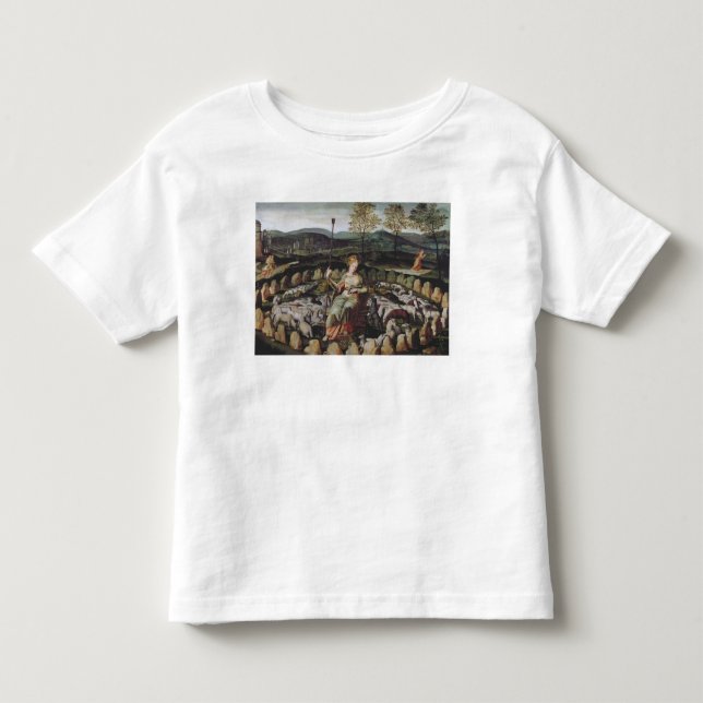 T-shirt Pour Les Tous Petits St. Genevieve Surveiller son troupeau (Devant)