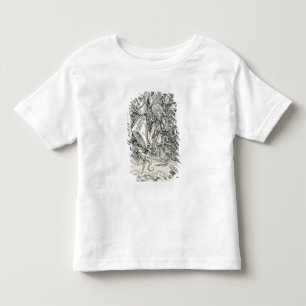 T-shirt Pour Les Tous Petits St Michael luttant avec le dragon