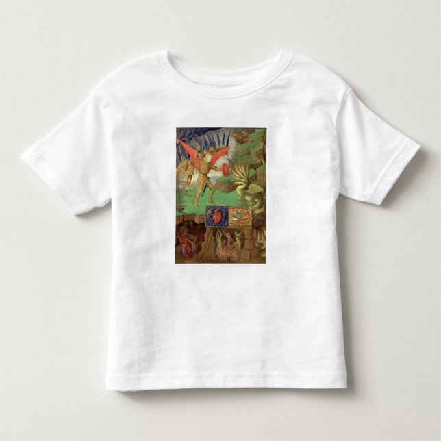 T-shirt Pour Les Tous Petits St Michael massacrant le dragon (Devant)