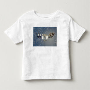T-shirt Pour Les Tous Petits Station Spatiale Internationale backdropped
