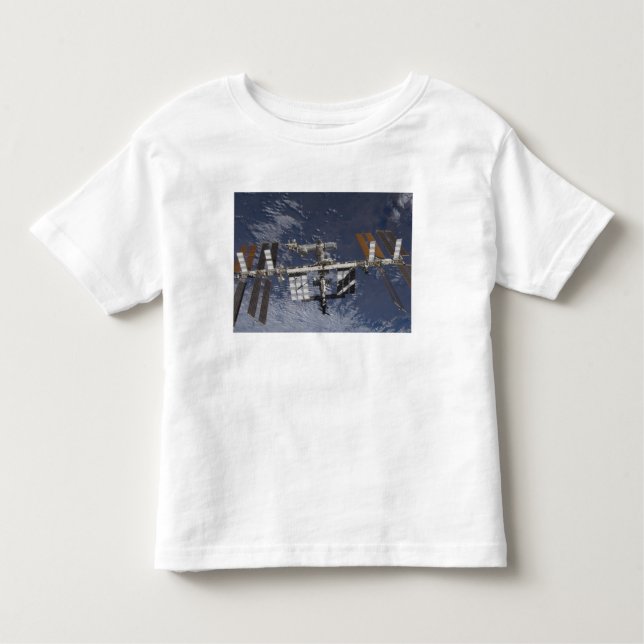 T-shirt Pour Les Tous Petits Station spatiale internationale en orbite (Devant)