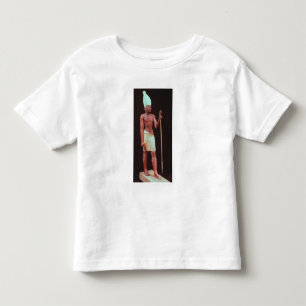 T-shirt Pour Les Tous Petits Statue de Sesostris I avec une couronne blanche