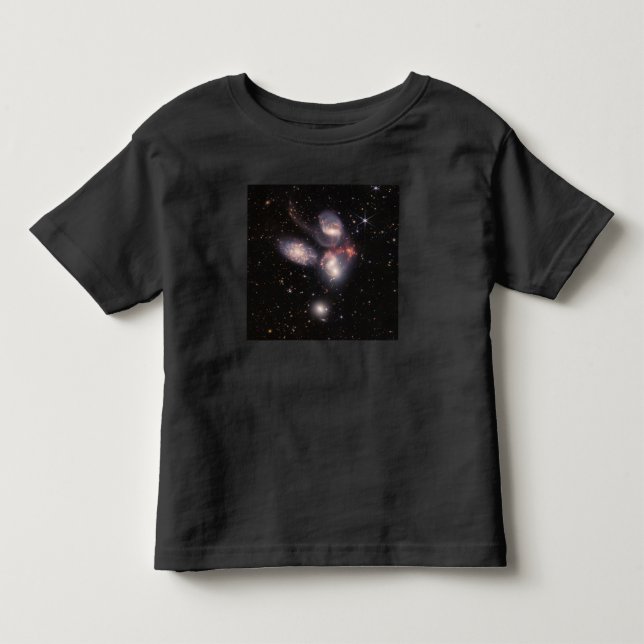 T-shirt Pour Les Tous Petits Stephan's Quintet 5 Galaxies Deep Field James Webb (Devant)