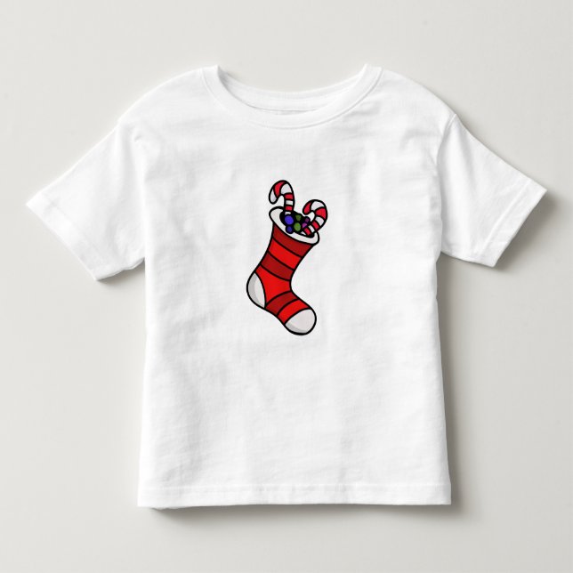 T-shirt Pour Les Tous Petits Stockage de Noël (Devant)