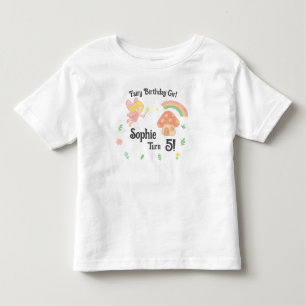 T-shirt Pour Les Tous Petits Style de crayon modifiable – Forêt de champignons