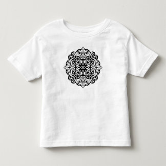 T-shirt Pour Les Tous Petits Style polynésien abstrait tatouage mandala noir