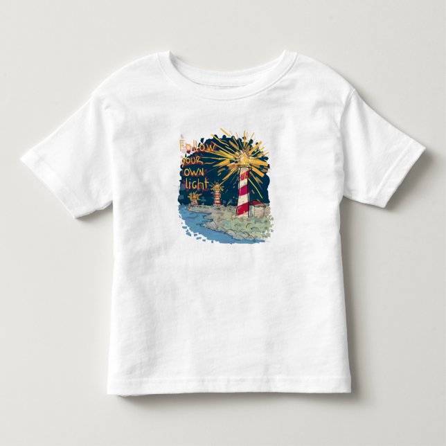 T-shirt Pour Les Tous Petits Suivez votre propre lumière (Devant)