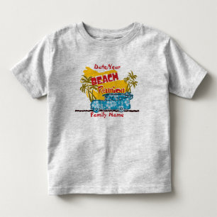 T-shirt Pour Les Tous Petits Summer Fun Beach Famille Réunion