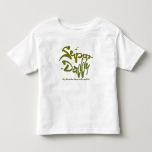 T-shirt Pour Les Tous Petits Super Papa Héros pour les Enfants