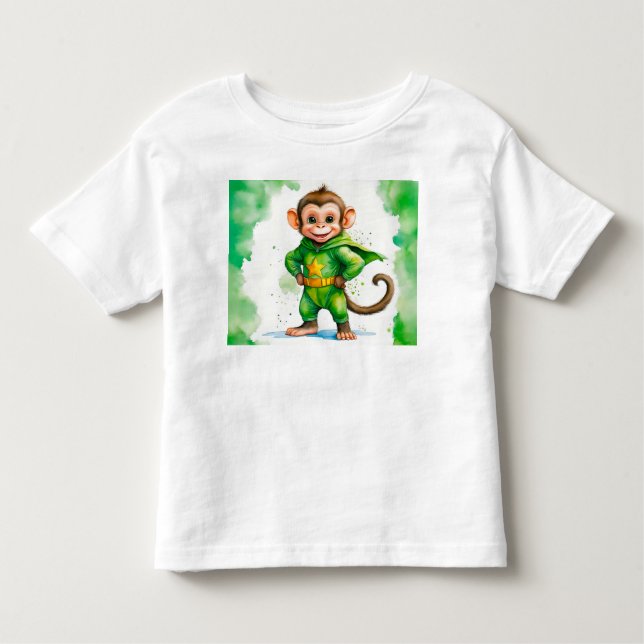 T-shirt Pour Les Tous Petits Super singe (Devant)