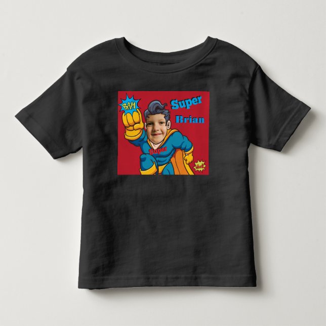 T-shirt Pour Les Tous Petits Super Special Enfants 🌟 Superhero (Devant)