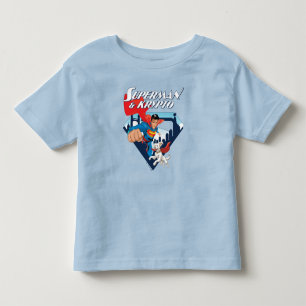 T-shirt Pour Les Tous Petits Superman et Krypto s'envolent