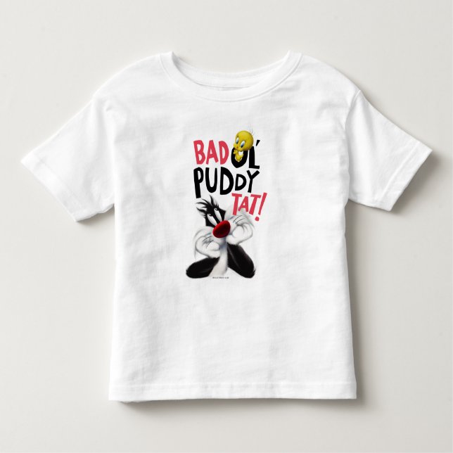 T-shirt Pour Les Tous Petits SYLVESTER™ & TWEETY™- Moyenne Ol' Puddy Tat (Devant)