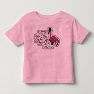 T-shirt Pour Les Tous Petits T d'enfant sot, Dinosaure d'animal