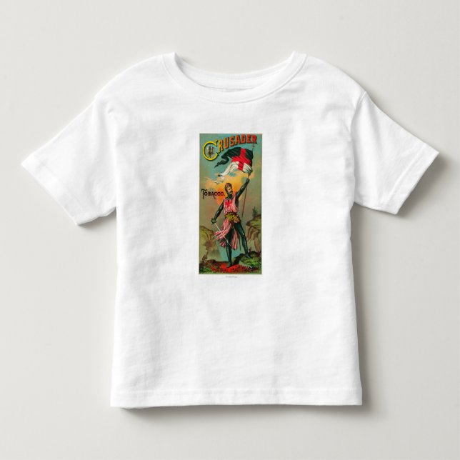 T-shirt Pour Les Tous Petits Tabac LabelPetersburg, VA de croisé (Devant)