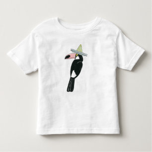 T-shirt Pour Les Tous Petits Taco à propos d'amour Toucan Sombrero