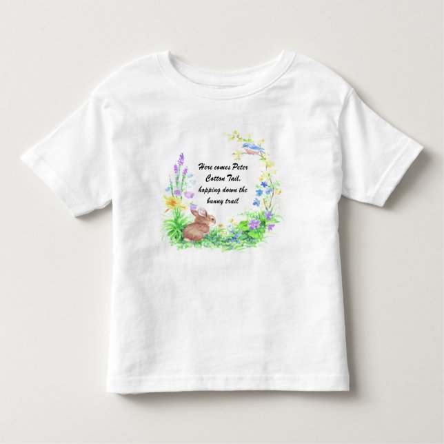T-shirt Pour Les Tous Petits Tail Peter Cotton (Devant)