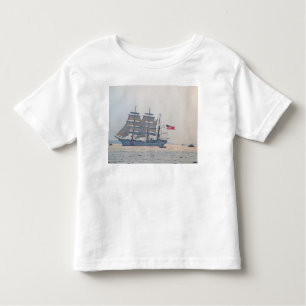 T-shirt Pour Les Tous Petits Tall Ship, Clipper Ship, Voilier, US Coast Guard