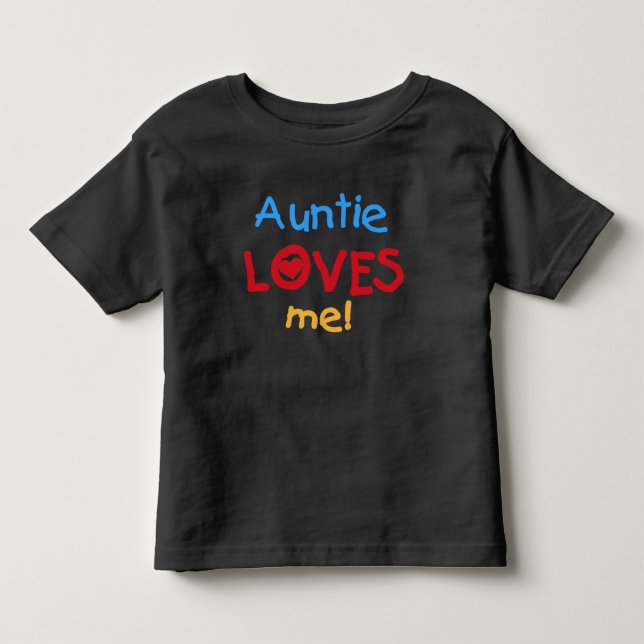 T-shirt Pour Les Tous Petits Tante M'aime (Devant)
