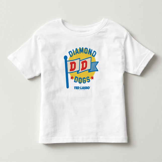 T-shirt Pour Les Tous Petits Ted Lasso | Diamond Chiens Pennant Graphisme (Devant)