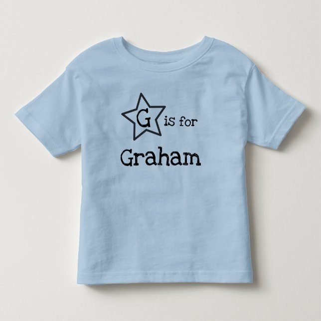 T-shirt Pour Les Tous Petits tee de nom personnalisé pour garçon (Devant)