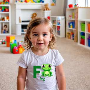 T-shirt Pour Les Tous Petits Tee-shirt Alphabet Froggy Fun pour Tout-Petits