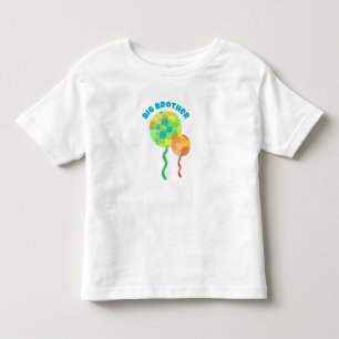 T-shirt Pour Les Tous Petits Tee-shirt Grand Frère - Thème Ballons