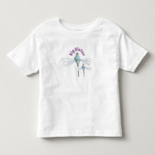 T-shirt Pour Les Tous Petits Tee-shirt Grande Sœur - Thème Libellule