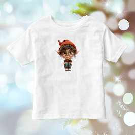 T-shirt Pour Les Tous Petits Tee-shirt pour tout-petit 'Fille à l'écoute Elfe d