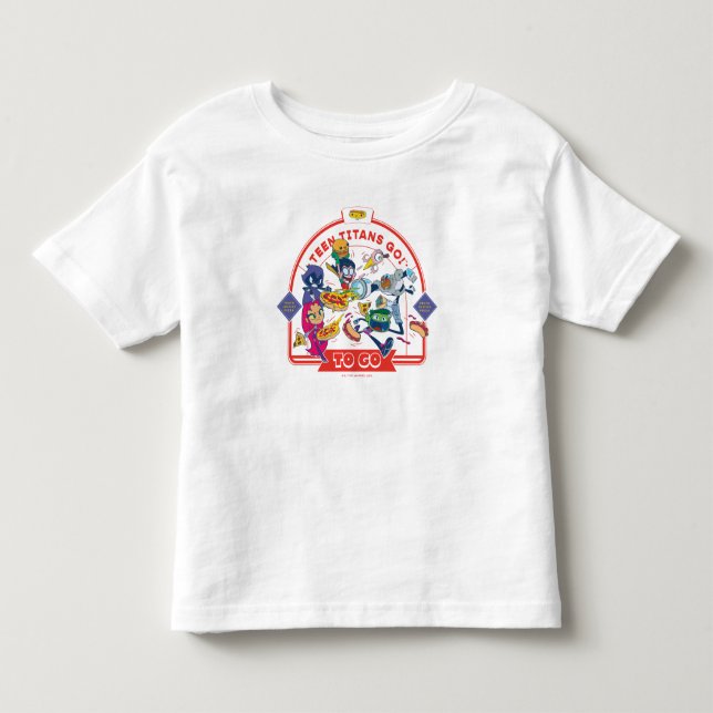 T-shirt Pour Les Tous Petits Teen Titans Go ! Aller (Devant)