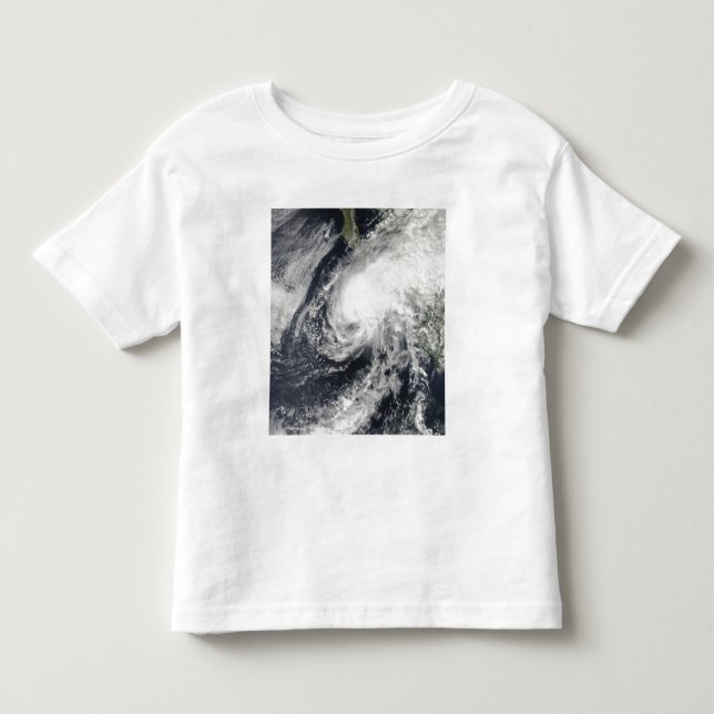 T-shirt Pour Les Tous Petits Tempête tropicale Rick approchant le Mexique (Devant)