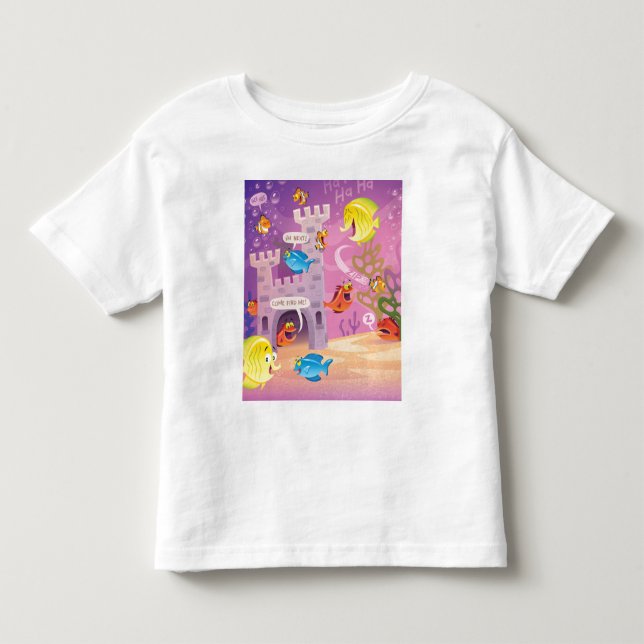 T-shirt Pour Les Tous Petits Temps vers Compte-Sous la mer (Devant)