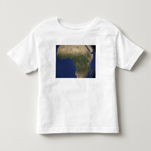 T-shirt Pour Les Tous Petits Terre avec couverture terrestre sur l'Afrique (Devant)