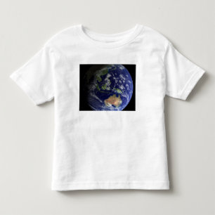 T-shirt Pour Les Tous Petits Terre entière de l'espace montrant Australie