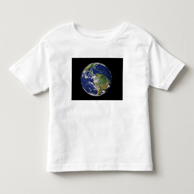 T-shirt Pour Les Tous Petits Terre entière montrant l'Amérique du Sud (Devant)