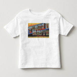 T-shirt Pour Les Tous Petits Terre Haute, Indiana - grandes scènes de lettre