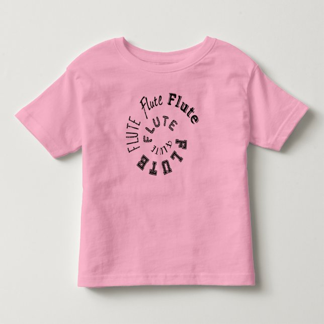 T-shirt Pour Les Tous Petits Texte de la spirale de flute (Devant)